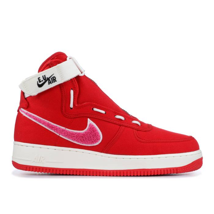 ナイキ Nike 【 Emotionally Unavailable X Air Force 1 High \u0027Heart\u0027 Men Team Red/Sail-Pink Blast 】 御機嫌 メンズ Team 野球クラブ Red 赤・赤いこと ブラジャー同盟罷工