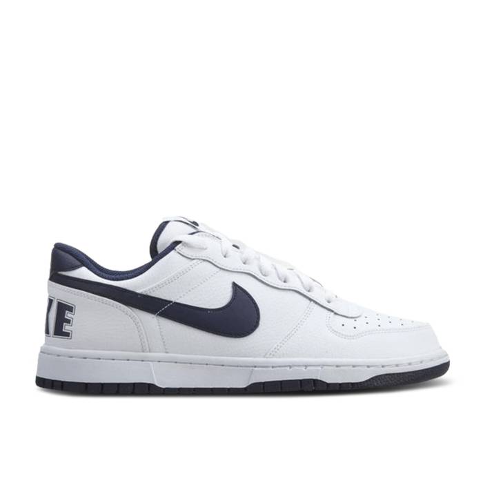 ナイキ Nike 【 Big Low 'White Midnight Navy' Men White/Midnight Navy 】 メンズ 白色 ホワイト 紺色 ネイビー 21,000円