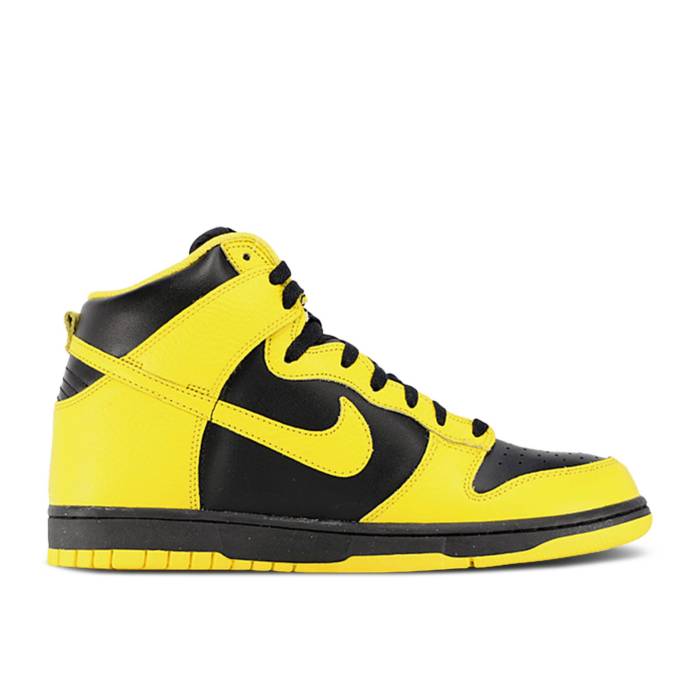 ナイキ Nike 【 Dunk High \u0027Black Varsity Maize\u0027 Men Black/Varsity Maize 】 ダンク 御機嫌 メンズ 黒いこと 黒いこと