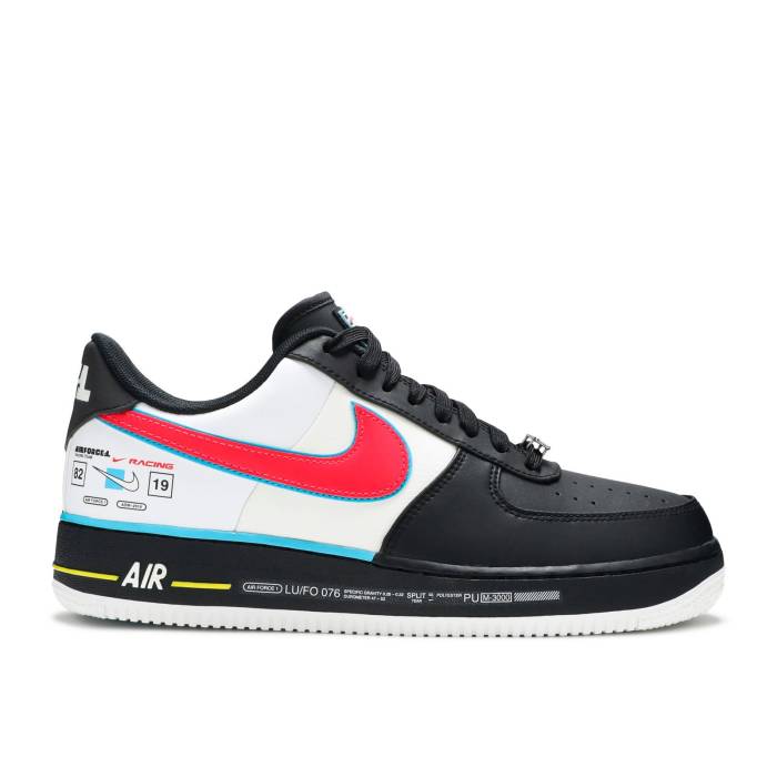 ナイキ Nike 【 Air Force 1 Low '07 Qs 'Motorsport' Men Black/Racer Blue-White 】 メンズ 黒色 ブラック|スニケス