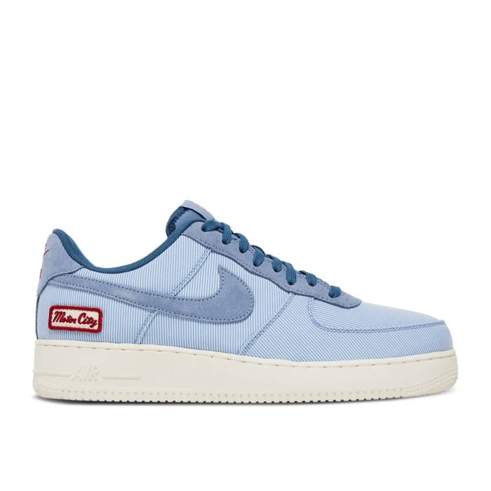ナイキ Nike 【 Air Force 1 Low 'Detroit Home' Men Indigo Fog/Indigo Fog-Sail-Thunderstorm 】 メンズ 藍色・インディゴ