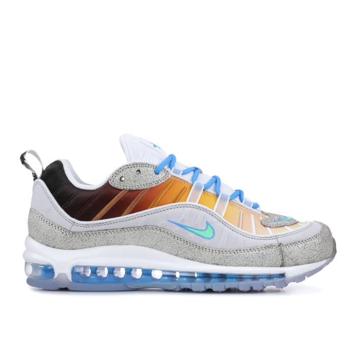 ナイキ Nike 【 Air Max 98 \u0027On Air: Nyc La Mezcla\u0027 Men Vast Grey/Electro Green 】 マックス 天使の都市 メンズ 薄墨色 薄墨色 green 緑・緑であること 靴-スニーカー-メンズ靴