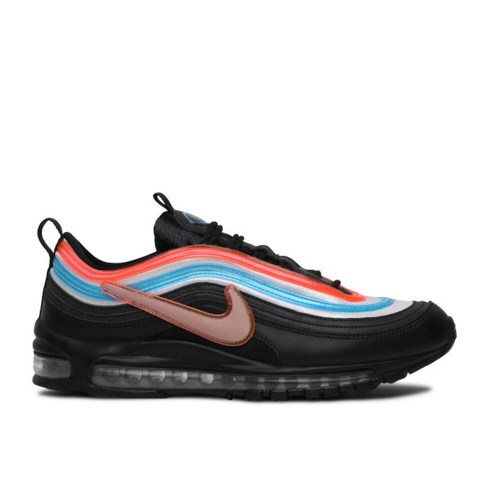 ナイキ Nike 【 Air Max 97 \u0027On Air: Neon Seoul\u0027 Men Black/Reflect Silver-Blue Lagoon 】 マックス メンズ 黒いこと 黒いこと