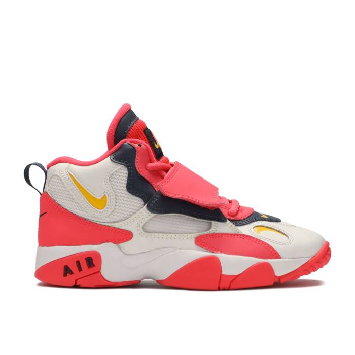 ナイキ Nike 【 Air Max Speed Turf ガウス \u0027Red Orbit\u0027 Youth White/Red Orbit-Armory Navy-Laser Orange 】 マックス Speed 素早さ 芝草 御坊っちゃん キッズ 白いこと 白いこと Red 赤・赤いこと orange 橙・オレンジ色