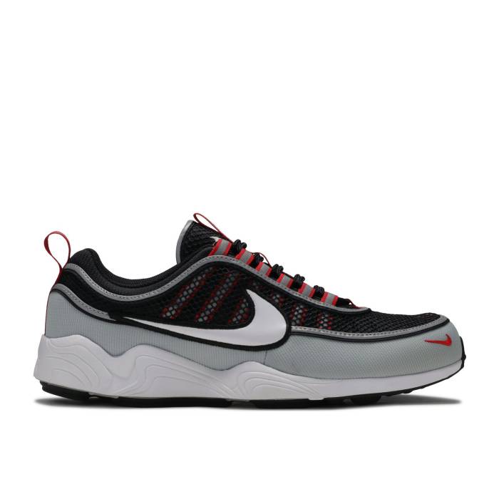 ナイキ Nike 【 Air Zoom Spiridon 16 Black Wolf Grey Red Men Black/White/Wolf Grey/University Red 】 ズーム 灰色 グレー メンズ 黒色 ブラック 白色 ホワイト 灰色 グレー Red 赤・レッド
