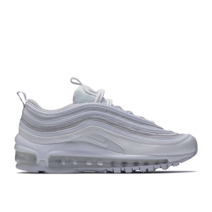 ナイキ Nike 【 Air Max 97 ガウス \u0027White Vast Grey\u0027 Youth White/Vast Grey-White 】 マックス お坊っちゃん キッズ 白いこと 白いこと