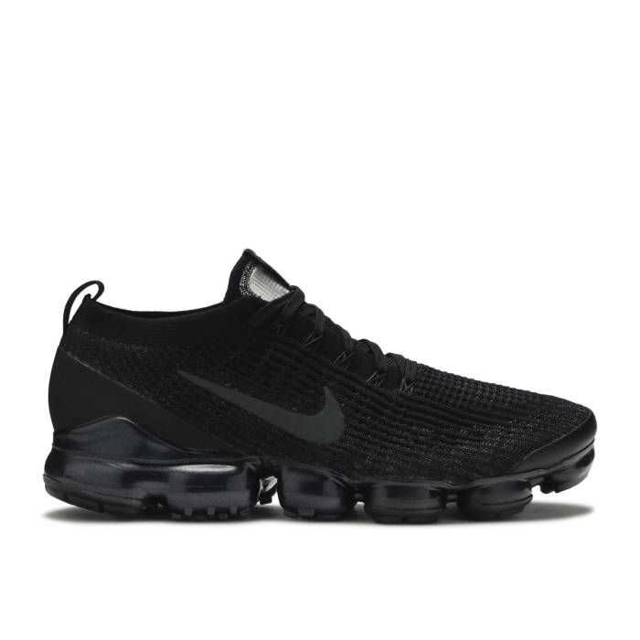 ナイキ Nike 【 Air Vapormax Flyknit 3 \u0027Triple Black\u0027 Men Black 】 飛球編み物 メンズ 黒いこと 黒いこと メンズ靴-スニーカー-靴