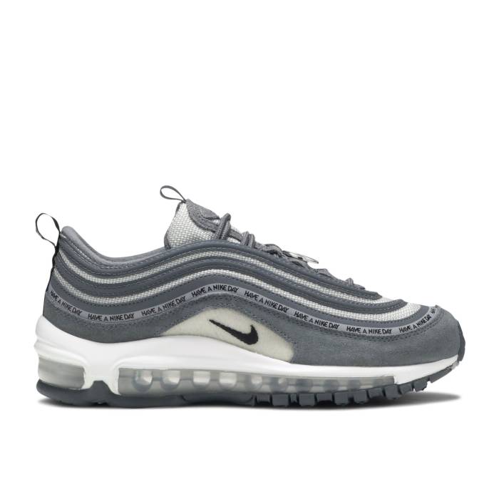 ナイキ Nike 【 Air Max 97 Gs 'Have A Day - Dark Grey' Youth Dark Grey/Black-Black-Wolf Grey-White 】 マックス ジュニア キッズ 灰色 グレー｜スニケス