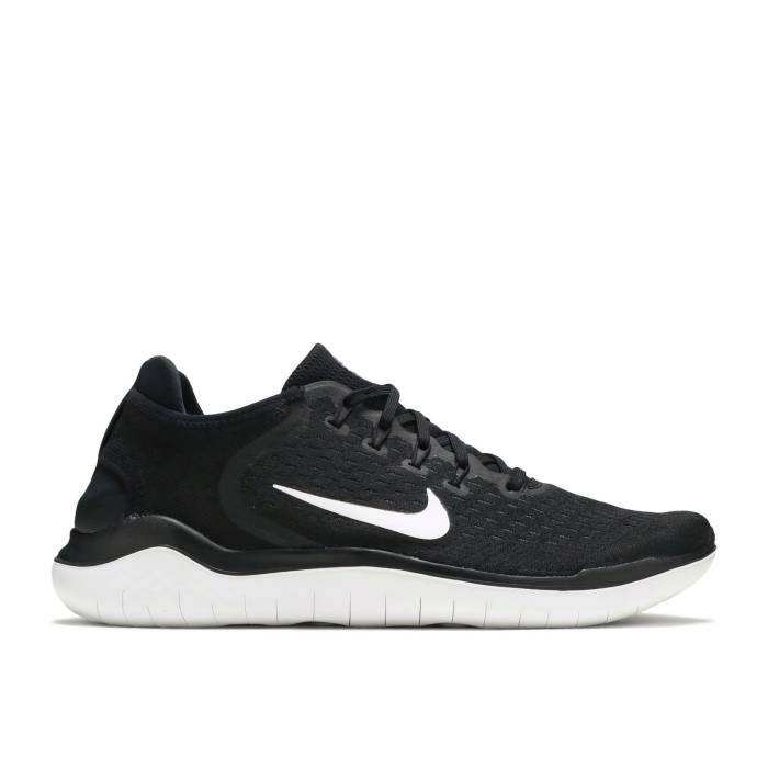 ナイキ Nike 【 Free Rn 2018 Black Men Black/White 】 フリー メンズ 黒色 ブラック 白色 ホワイト