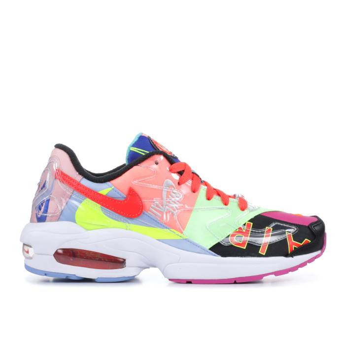 ナイキ Nike 【 Atmos X Air Max 2 Light Qs \u0027Logos\u0027 Men Black/Bright Crimson 】 マックス メンズ 黒いこと 黒いこと クリムゾン