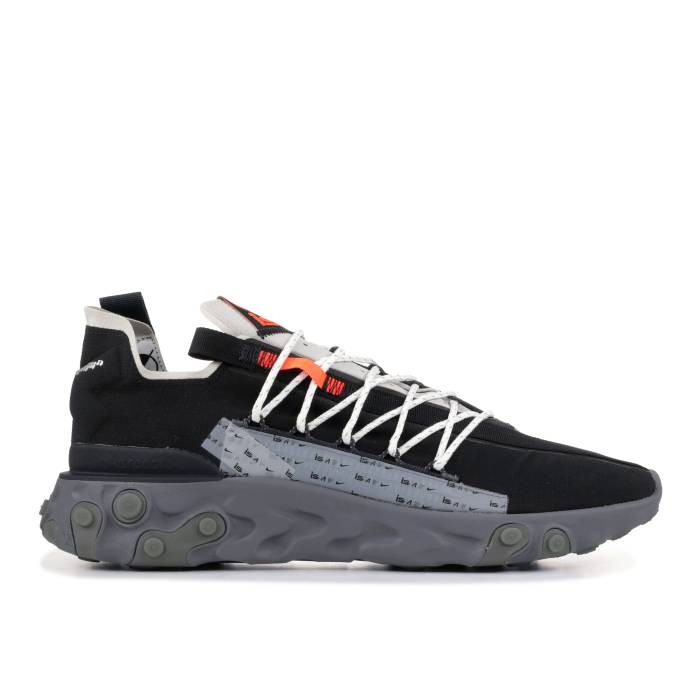 ナイキ Nike 【 React Wr Ispa \u0027Gunsmoke\u0027 Men Black/Metallic Silver-Gunsmoke 】 リアクト メンズ 黒いこと 黒いこと