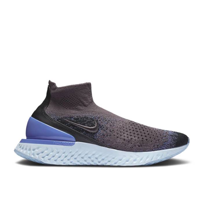 ナイキ Nike 【 Rise React Flyknit \u0027Thunder Grey\u0027 Men Thunder Grey/Sapphire-Thunder Grey 】 ライズ リアクト 飛球編み物 メンズ サンダー 薄墨色 薄墨色