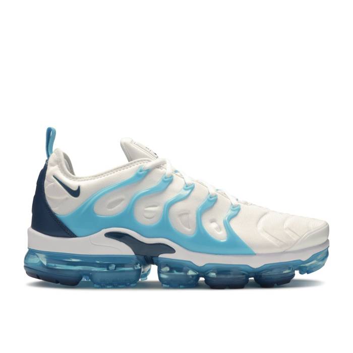 ナイキ Nike 【 Air Vapormax Plus 'Blue Force' Men White/Blue Force/Blue Fury 】 メンズ 白色 ホワイト 青色 ブルー