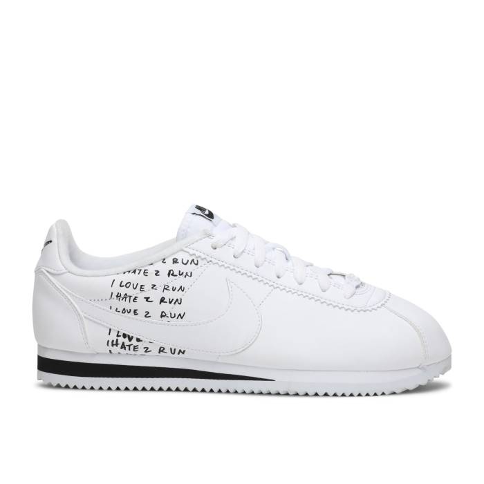 ナイキ Nike 【 Nathan Bell X Classic Cortez \u0027White\u0027 Men White/Black-Pink Foam-White 】 ネイサン 古典派音楽 コルテッツ メンズ 白いこと 白いこと