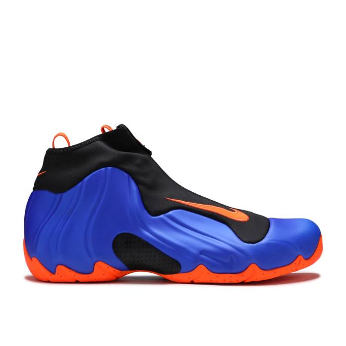 ナイキ Nike 【 Air Flightposite One \u0027Knicks\u0027 Men Racer Blue/Total Orange-Black 】 メンズ 青碧 青碧
