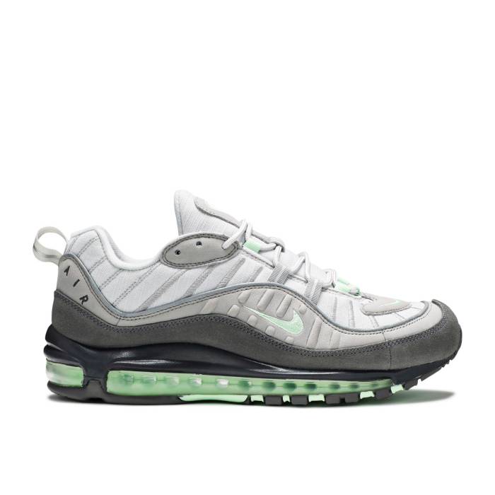 ナイキ Nike 【 Air Max 98 \u0027Vast Grey Mint\u0027 Men Vast Grey/Fresh Mint-Atmosphere Grey 】 マックス 薄墨色 薄墨色 メンズ 薄墨色 薄墨色 生新しい スニーカー-靴-メンズ靴