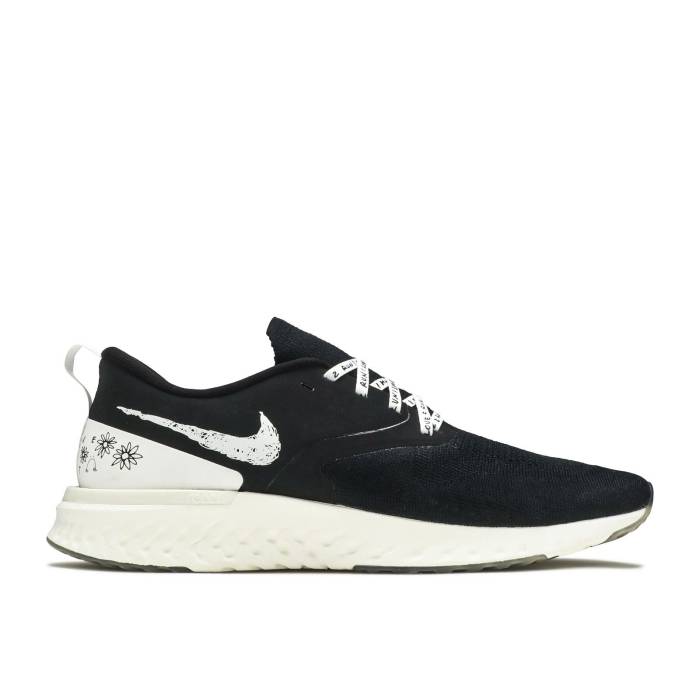 ナイキ Nike 【 Nathan Bell X Odyssey React Flyknit 2 'Doodles' Men Black/Black-Sail 】 ネイサン リアクト フライニット メンズ 黒色 ブラック