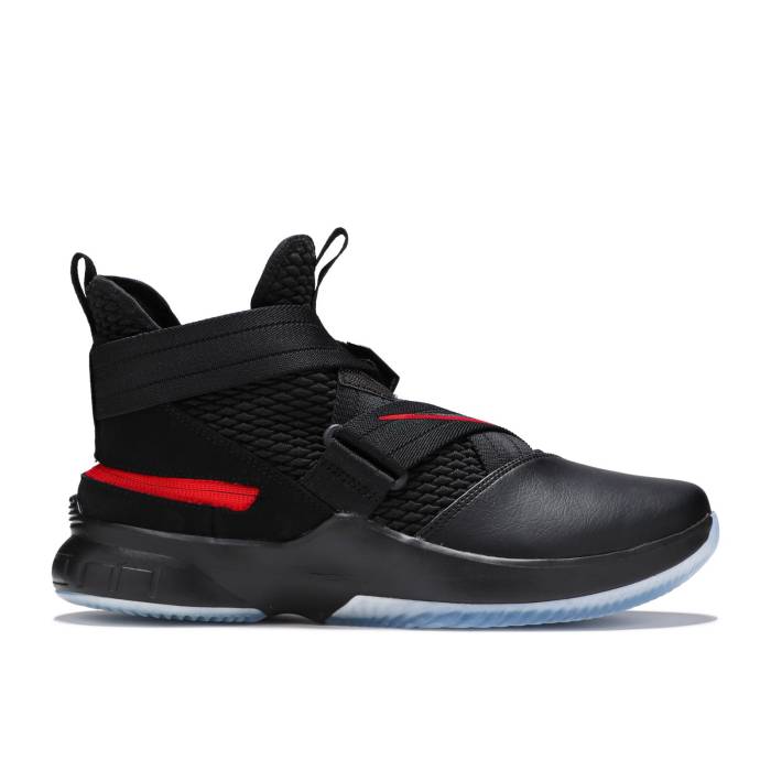 ナイキ Nike 【 Lebron Soldier 12 Flyease 'Black Red' Men Black/University Red-Black 】 Lebron レブロン ソルジャー メンズ 黒色 ブラック