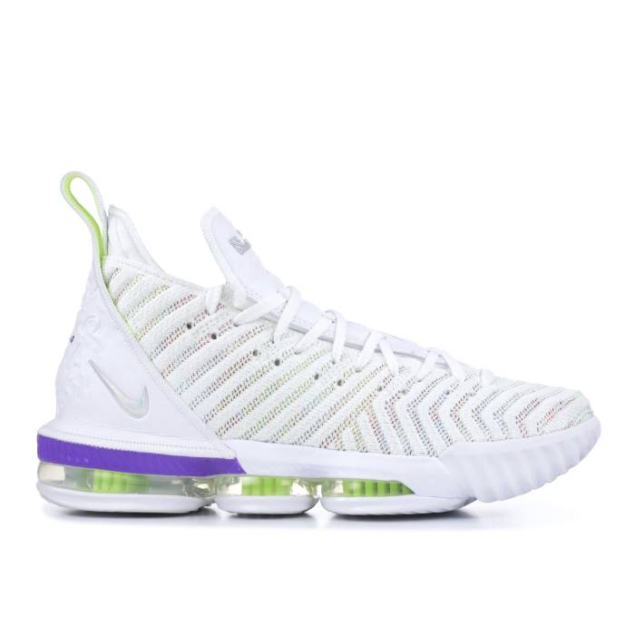 ナイキ Nike 【 Lebron 16 \u0027Buzz Lightyear\u0027 Men White/Multi-Color-Hyper Grape 】 Lebron レブロン メンズ 白いこと 白いこと