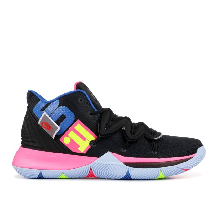 ナイキ Nike 【 Kyrie 5 Ep 'Just Do It' Men Black/Volt-Hyper Pink 】 Kyrie カイリー メンズ 黒色 ブラック pink ピンク