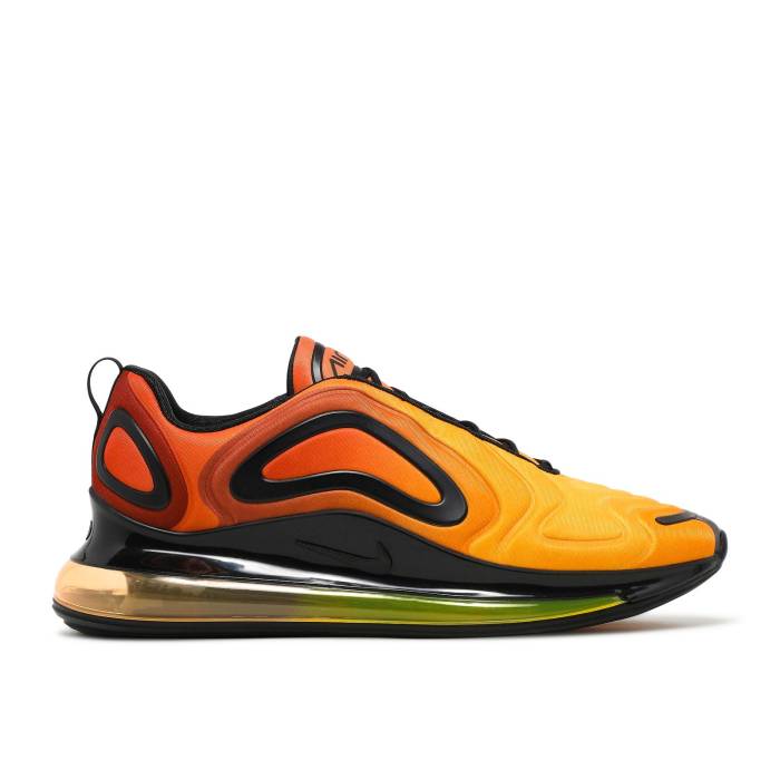 ナイキ Nike 【 Air Max 720 \u0027Sunset\u0027 Men Team Orange/Black-University Gold 】 マックス メンズ Team 野球クラブ orange 橙・オレンジ色 ゴールド