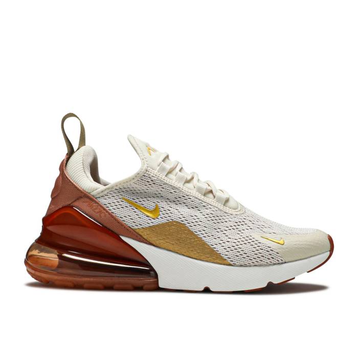 ナイキ Nike 【 Wmns Air Max 270 \u0027Light Cream\u0027 Women Light Cream/Metallic Gold-Terra Blush 】 マックス レディース 皮膚軟化剤