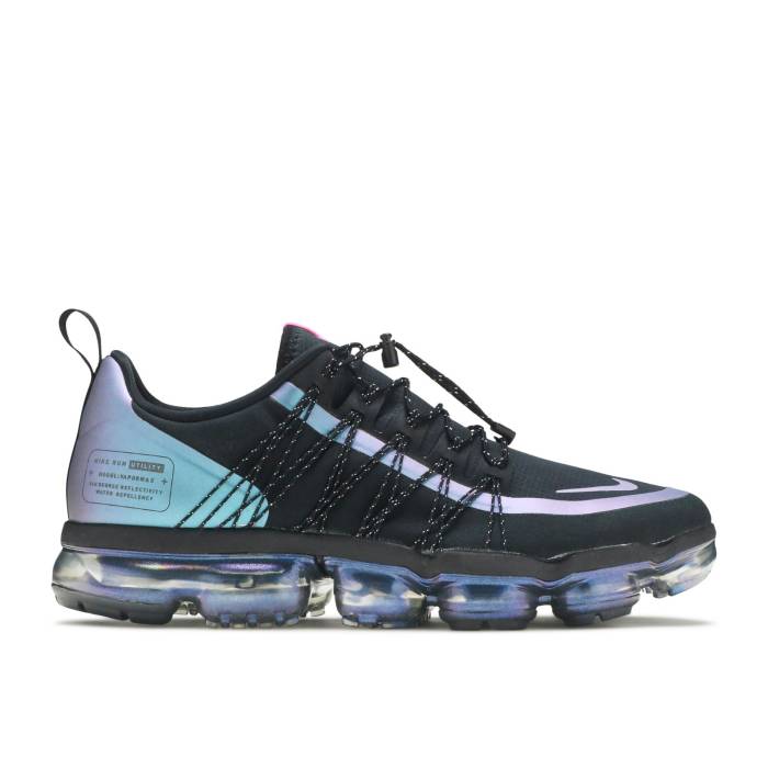 ナイキ Nike 【 Air Vapormax Run Utility \u0027Throwback Future\u0027 Men Black/Laser Fuchsia-Anthracite 】 幽客 メンズ 黒いこと 黒いこと Laser レーザ