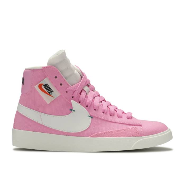 ナイキ Nike 【 Wmns Blazer Rebel Mid \u0027Pink\u0027 Women Psychic Pink/Summit White-Black 】 ブレイザー 気泡管水準器 ミッド レディース pink さくら色