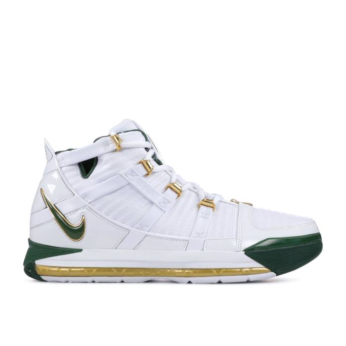 ナイキ Nike 【 Zoom Lebron 3 Qs \u0027Svsm Home\u0027 Men White/Deep Forest-Gold Dust 】 望遠レンズ Lebron レブロン メンズ 白いこと 白いこと ディープ