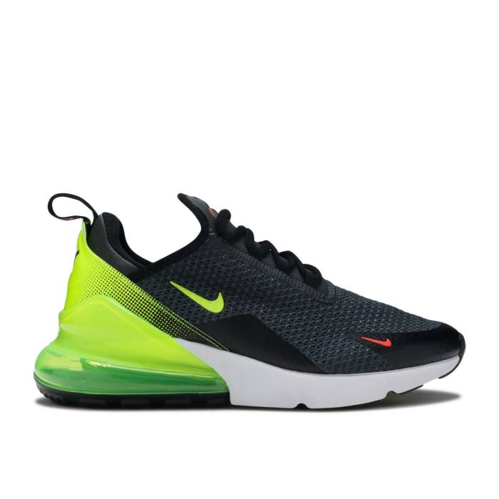 ナイキ Nike 【 Air Max 270 \u0027Neon Collection\u0027 Men Anthracite/Volt-Black-Bright Crimson 】 マックス メンズ クリムゾン
