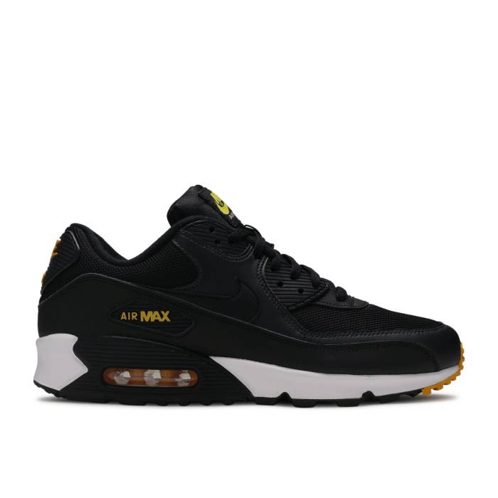 ナイキ Nike 【 Air Max 90 \u0027Reverse Taxi\u0027 Men Black/Anthracite/White/Amarillo 】 マックス メンズ 黒いこと 黒いこと 白いこと 白いこと