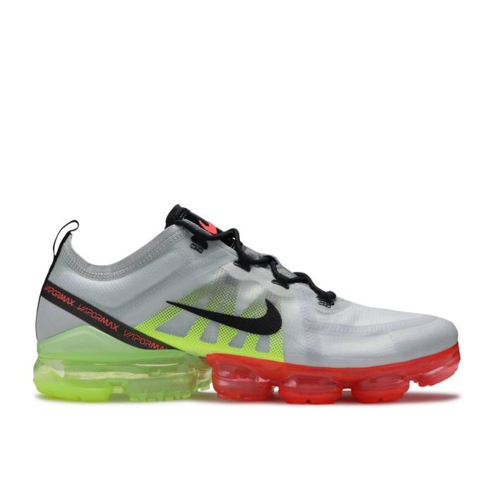 ナイキ Nike 【 Air Vapormax 2019 \u0027Neon Collection\u0027 Men Pure Platinum/Black-Volt-Bright Crimson 】 メンズ 純一無雑 Platinum プラチナム クリムゾン