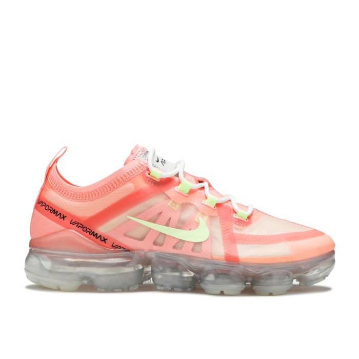 ナイキ Nike 【 Wmns Air Vapormax 2019 \u0027Pink Tint\u0027 Women Pink Tint/Barely Volt-Light Cream-Summit White 】 レディース pink サクラ色 白いこと 白いこと