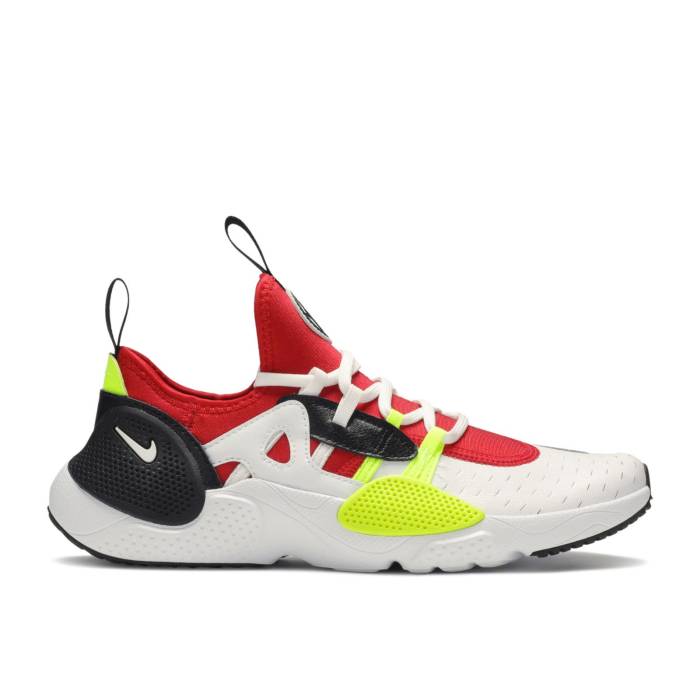ナイキ Nike 【 Huarache E.d.g.e. Bg \u0027University Red\u0027 Youth White/Volt-University Red-Black 】 Huarache ハラチ 御坊っちゃん キッズ 白いこと 白いこと