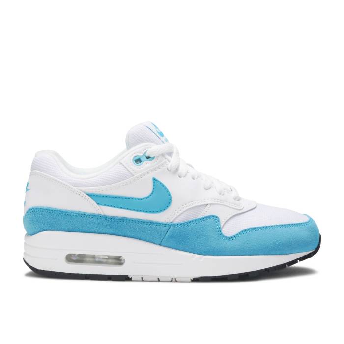 ナイキ Nike 【 Wmns Air Max 1 \u0027Light Blue Fury\u0027 Women White/Light Blue Fury/Black 】 マックス 青碧 青色 レディース 白いこと 白いこと 青碧 青色 黒いこと 黒いこと レディース靴-スニーカー