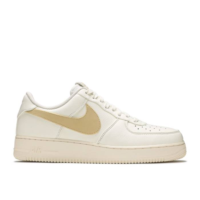 ナイキ Nike 【 Air Force 1 Low \u002707 Premium \u0027Oversize Swoosh Sail\u0027 Men Sail/Pale Vanilla 】 Premium 割り増し金 Swoosh スウッシュ・スウォッシュ メンズ