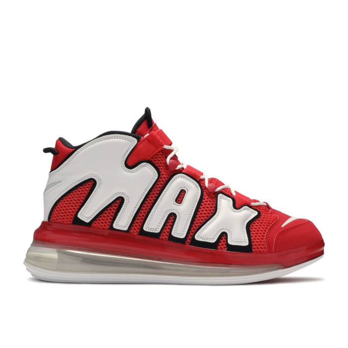 ナイキ Nike 【 Air More Uptempo 720 \u0027University Red\u0027 Men University Red/White 】 引きあげるペース メンズ Red 赤・赤いこと 白いこと 白いこと