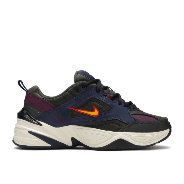 ナイキ Nike 【 M2K Tekno \u0027Navy Sequoia\u0027 Men Midnight Navy/Bordeaux-Sequoia-University Gold 】 メンズ 紺色 米国海軍 ゴールド