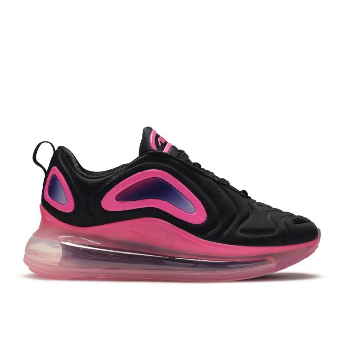 ナイキ Nike 【 Air Max 720 ガウス \u0027Black Laser Pink\u0027 Youth Black/Laser Pink 】 マックス Laser レーザ 御坊っちゃん キッズ 黒いこと 黒いこと Laser レーザ pink サクラ色