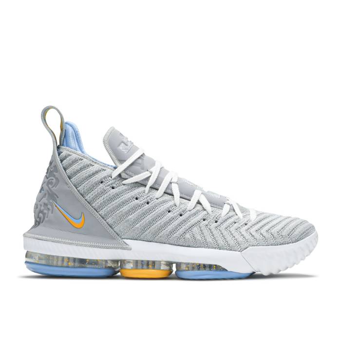 ナイキ Nike 【 Lebron 16 \u0027Mlps\u0027 Men Wolf Grey/White-University Blue 】 Lebron レブロン メンズ 薄墨色 薄墨色 青碧 青碧