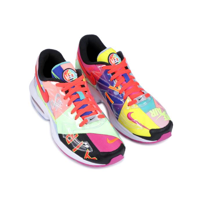 ナイキ Nike 【 Atmos X Air Max 2 Light Qs \u0027Logos\u0027 Special Box Men Black/Bright Crimson 】 マックス special 特別 ボックス席 メンズ 黒いこと 黒いこと クリムゾン