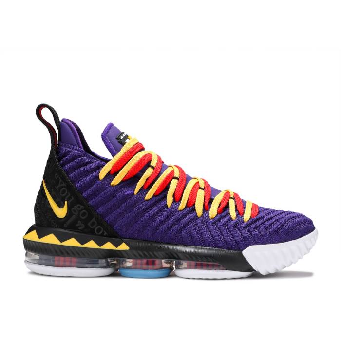 ナイキ Nike 【 Lebron 16 \u0027Martin\u0027 Men Court Purple/Tour Yellow 】 Lebron レブロン メンズ 厚地の外套 Purple 紫・パープル yellow 黄味がかった・黄色