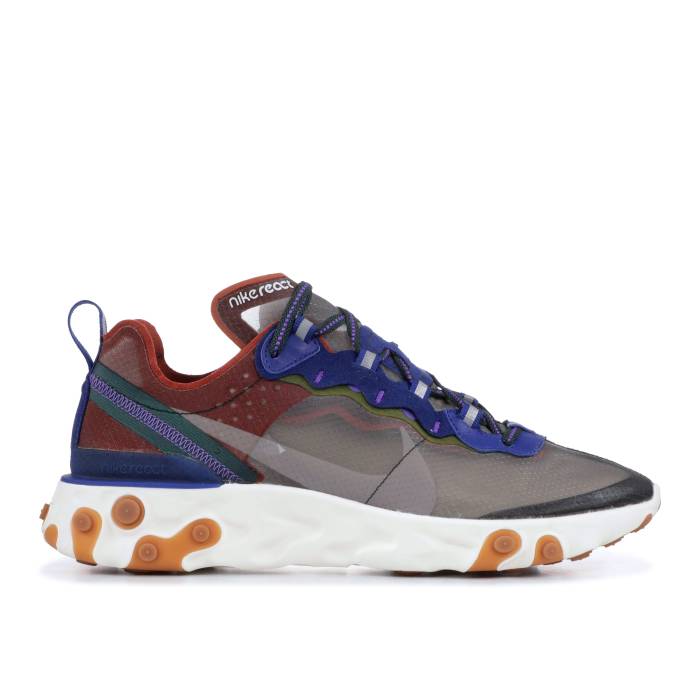 ナイキ Nike 【 React Element 87 \u0027Dusty Peach\u0027 Men Dusty Peach/Atmosphere Grey 】 リアクト 化学元素 メンズ 薄墨色 薄墨色