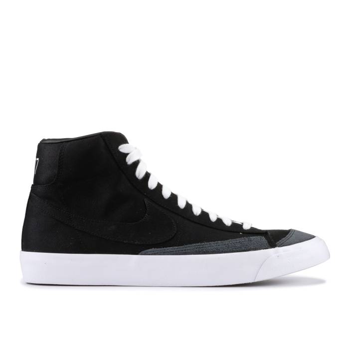 ナイキ Nike 【 Blazer Mid '77 Canvas 'Black' Men Black/White 】 ブレイザー ミッド メンズ 黒色 ブラック 白色 ホワイト