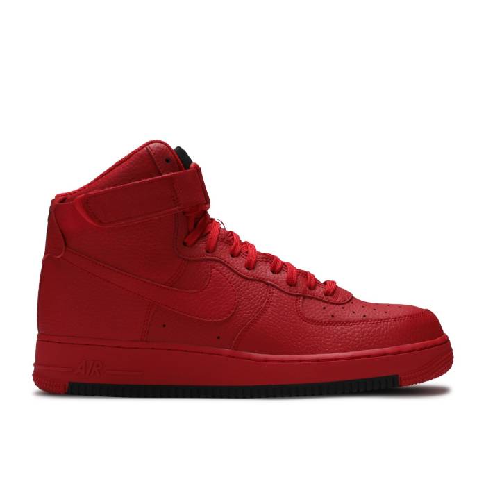 ナイキ Nike 【 Air Force 1 High University Red Black Men University Red/University Red-Black 】 ハイ Red 赤・レッド メンズ Red 赤・レッド