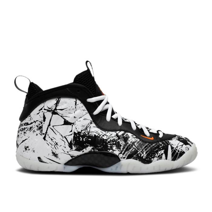 ナイキ Nike 【 Little Posite One Bg \u0027Shattered Backboard\u0027 Youth Black/Total Orange/White 】 御坊っちゃん キッズ 黒いこと 黒いこと orange 橙・オレンジ色 白いこと 白いこと