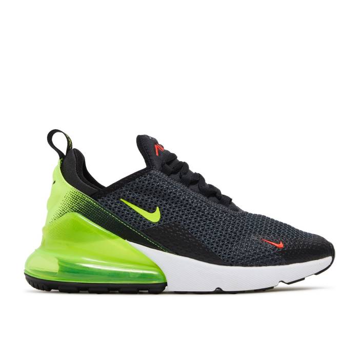 ナイキ Nike 【 Air Max 270 Rf ガウス \u0027Volt\u0027 Youth Anthracite/Volt-Black 】 マックス 御坊っちゃん キッズ