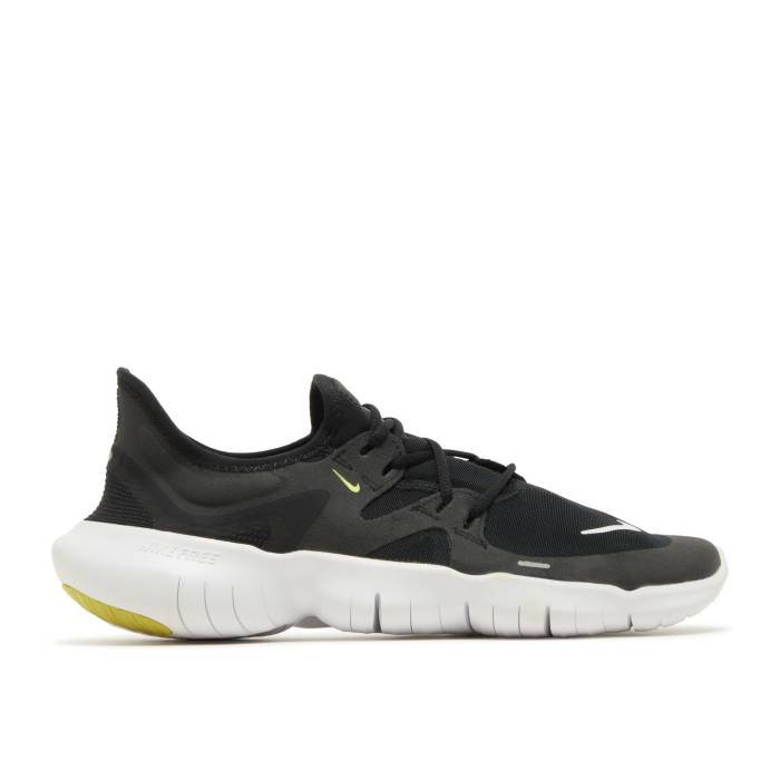 ナイキ Nike 【 Wmns Free Rn 5.0 \u0027Volt\u0027 Women Black/White-Anthracite-Volt 】 無償性 レディース 黒いこと 黒いこと