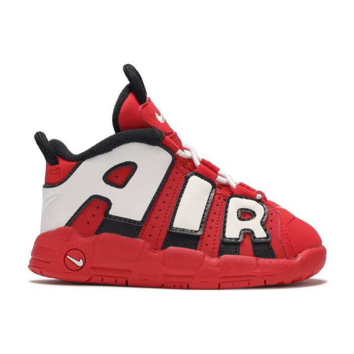 ナイキ Nike 【 Air More Uptempo Td \u0027University Red\u0027 Infant University Red/White-Black 】 引き上げるペース もの言う花 Red 赤・赤いこと