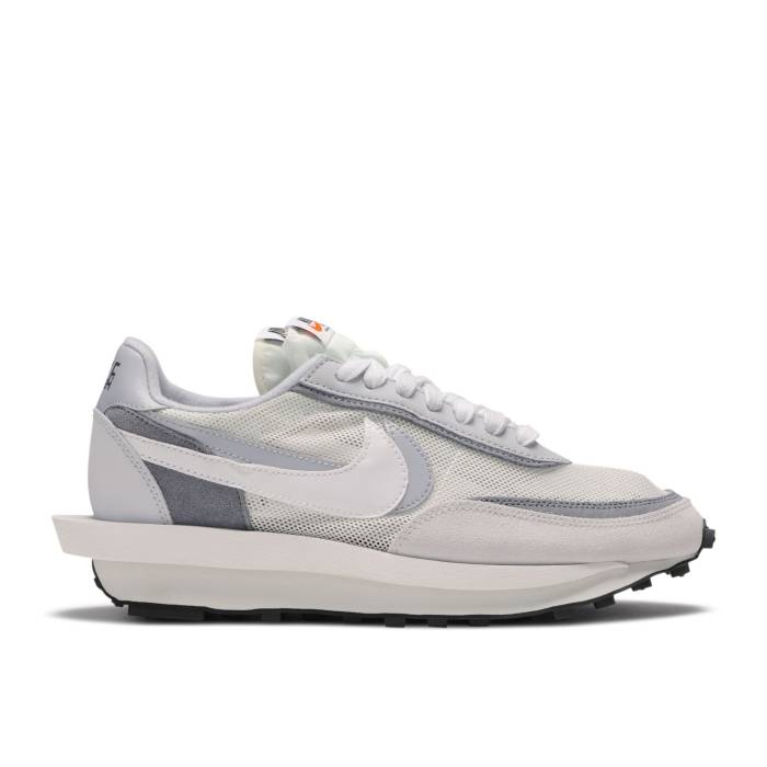 ナイキ Nike 【 Sacai X Ldwaffle \u0027Summit White\u0027 Men Summit White/White-Wolf Grey-Black 】 メンズ 白いこと 白いこと